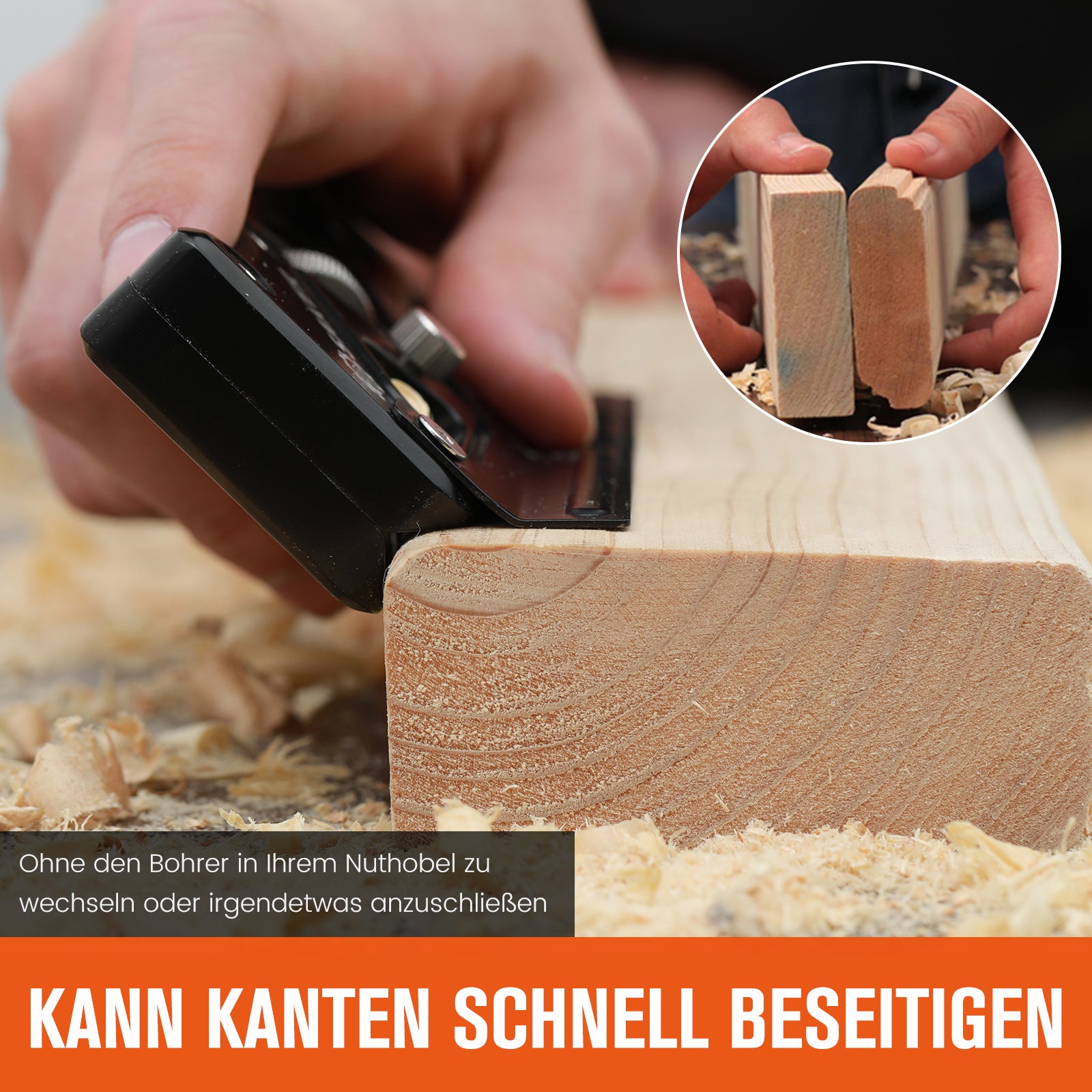 Saker® Holzbearbeitungskanten-Eckenhobel Set