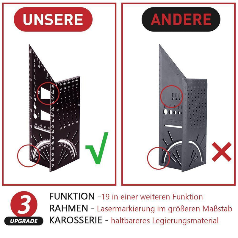 Saker® Tischlerwerkzeug aus 90-Grad-Legierungsmaterial