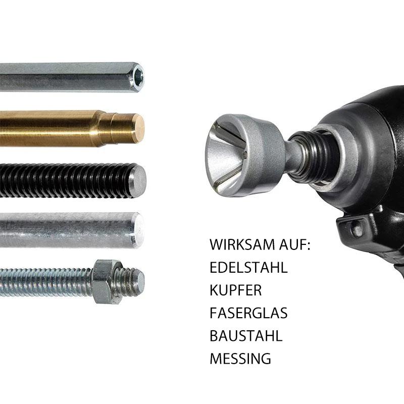 Saker® Entgratwerkzeug für Außenfasen Schrauben