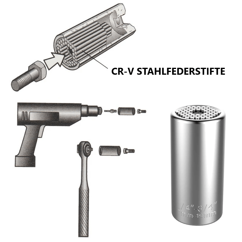 Domom® Universal-Steckschlüssel