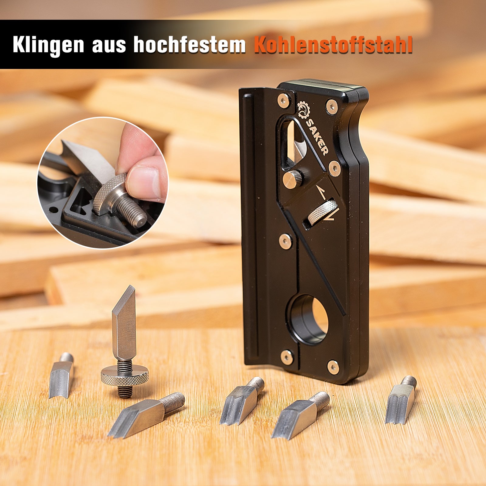 Saker® Holzbearbeitungskanten-Eckenhobel Set