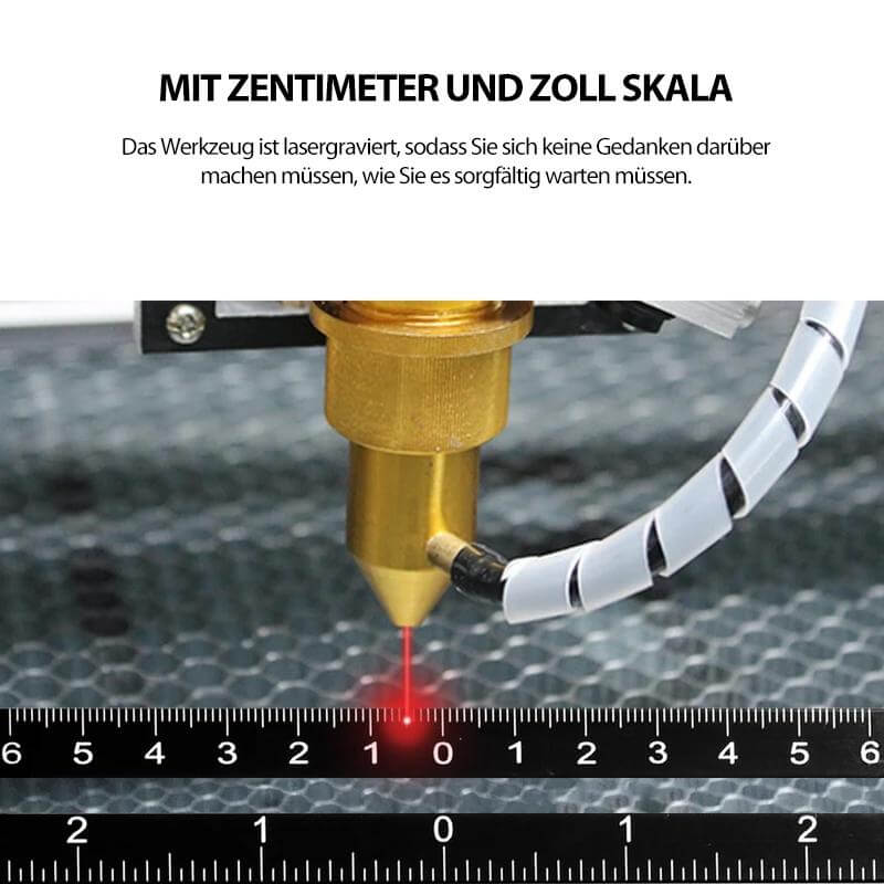 Saker® Konturenlehre mit Multi-Winkel Messlineal