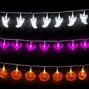 Halloween Dekoration Lichterkette Set