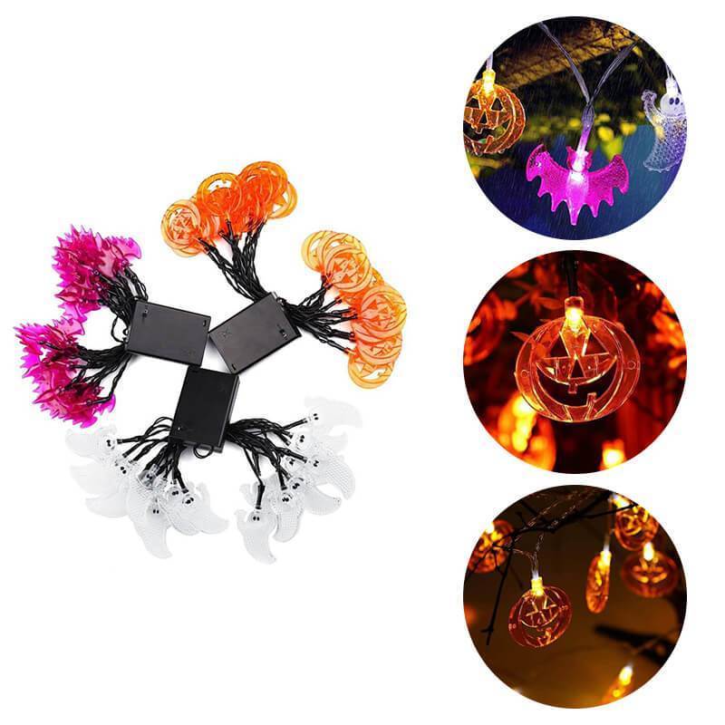 Halloween Dekoration Lichterkette Set