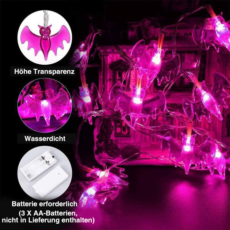 Halloween Dekoration Lichterkette Set