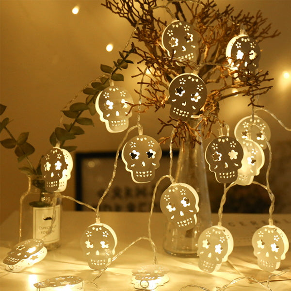 Halloween Hohle Skelett Lichterkette