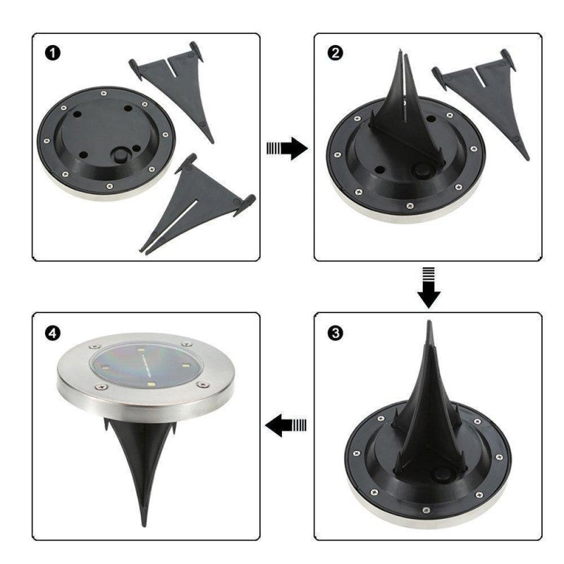 LED Solar Bodenleuchten