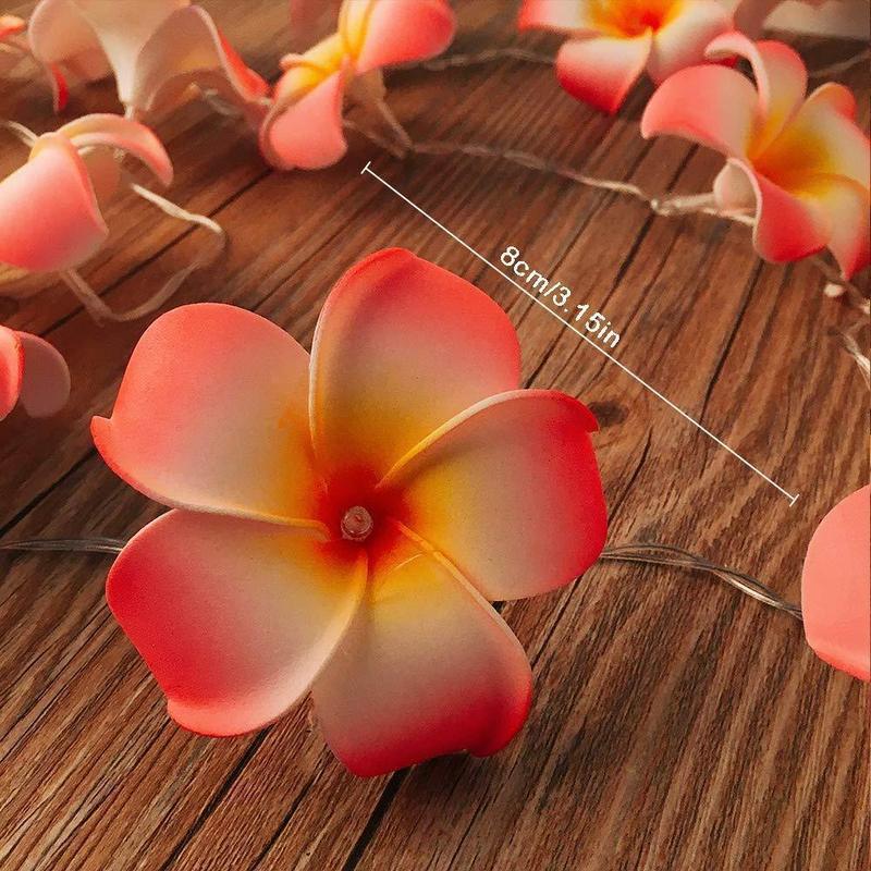 Plumeria Blumen Lichterkette