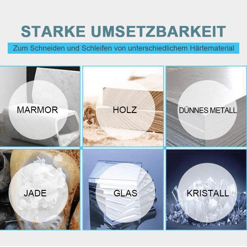 Domom® Diamanttrennradsatz (10 Stk. Und 2 Stangen) - hallohaus