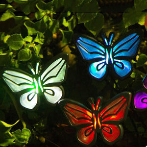 Solar Schmetterling Bodenlampe