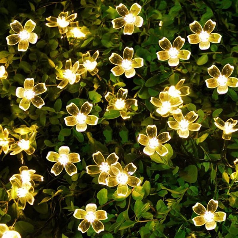 Solar Blumenform LED Garten Dekorative Lampe